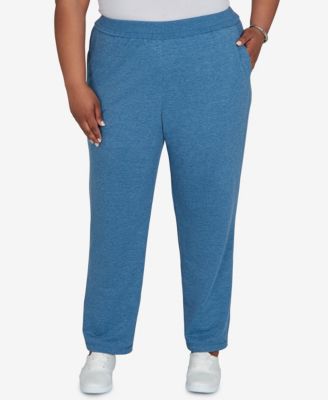 Мужские джинсовые брюки Alfred Dunner Plus Size на резинке, средняя посадка
