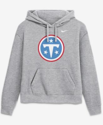 Nike Women's Heather Gray Tennessee Titans Primetime Club Hoodie