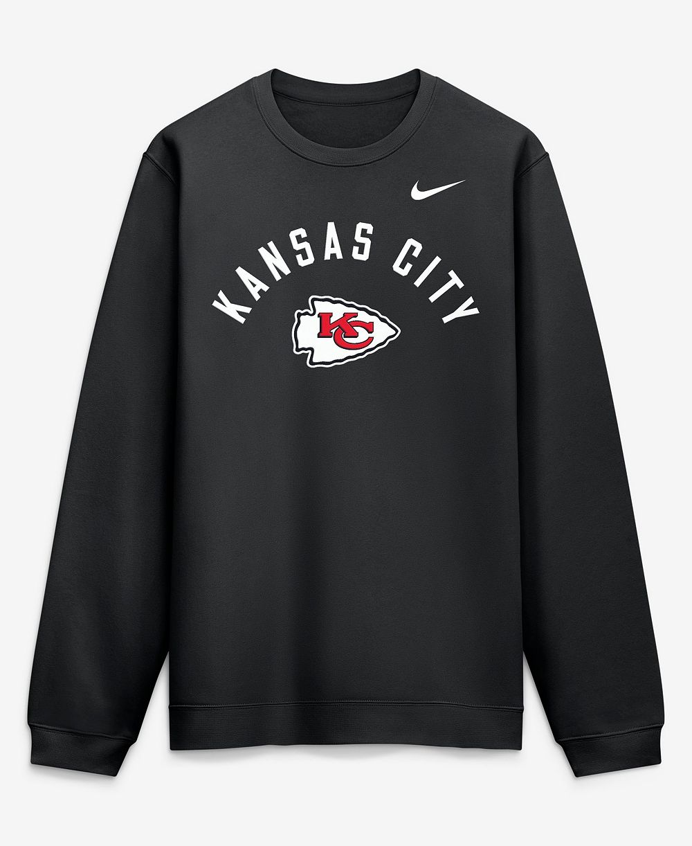 Nike Men's Black Kansas City Chiefs Primetime Club Sweatshirt
