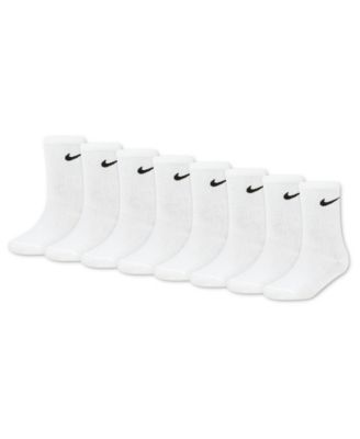 Nike Boys' and Girls' 5-7 Crew Socks, 8-Pack
