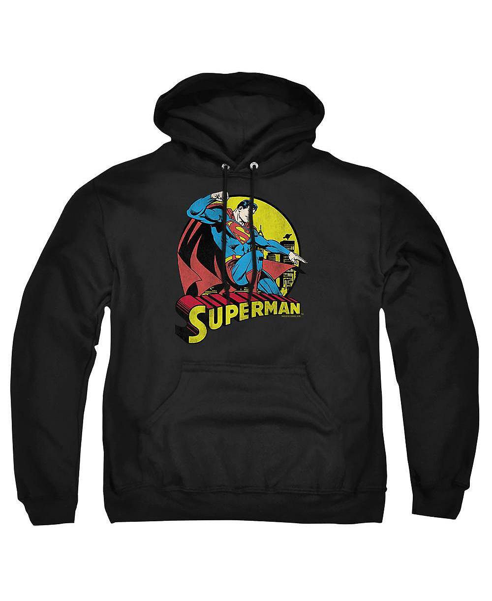 Мужской худи с карманом-кенгуру и графическим принтом DC Superman