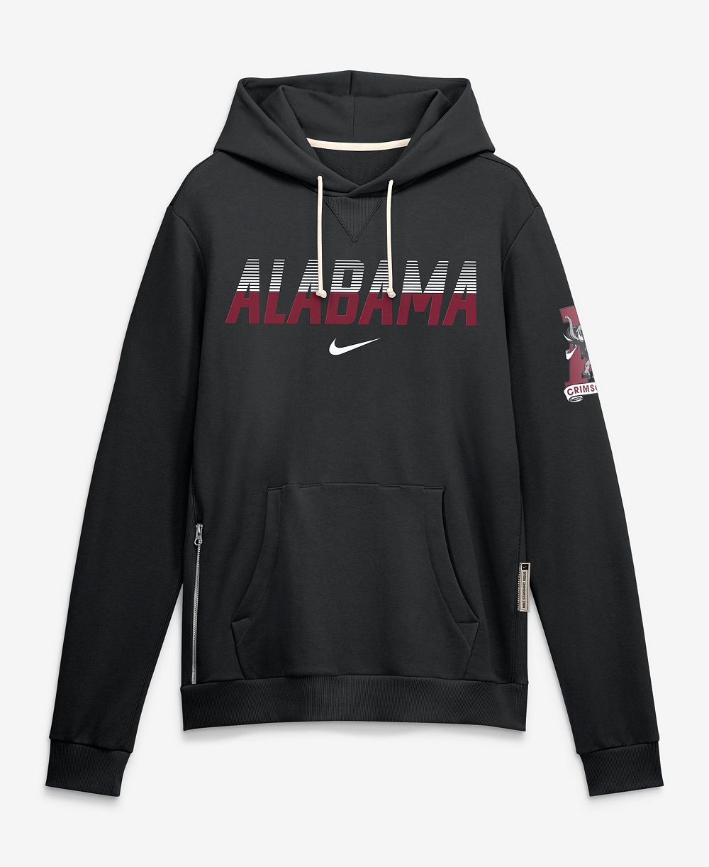 Nike Мужской Black Alabama Crimson Tide 2026 Sideline Standard Issue Dri-FIT Hoodie