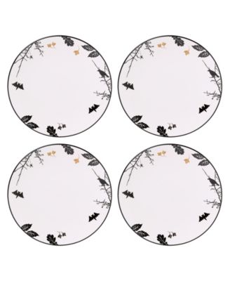 Lenox Haunted Halloween Dinner Plates, Set of 4