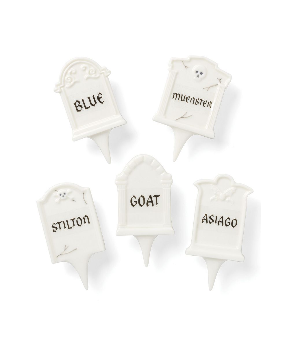Lenox Headstone 5-Piece Cheese Markers Set