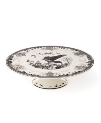 Lenox Haunted Village Cake Plate