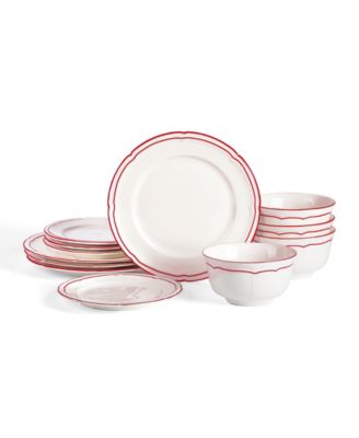 Emeril Lagasse Victory Porcelain 12-Piece Dinnerware Set, Service for 4