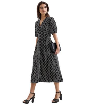 Phase Eight Women's Yasmine V-Neck Short-Sleeve Midi Dress