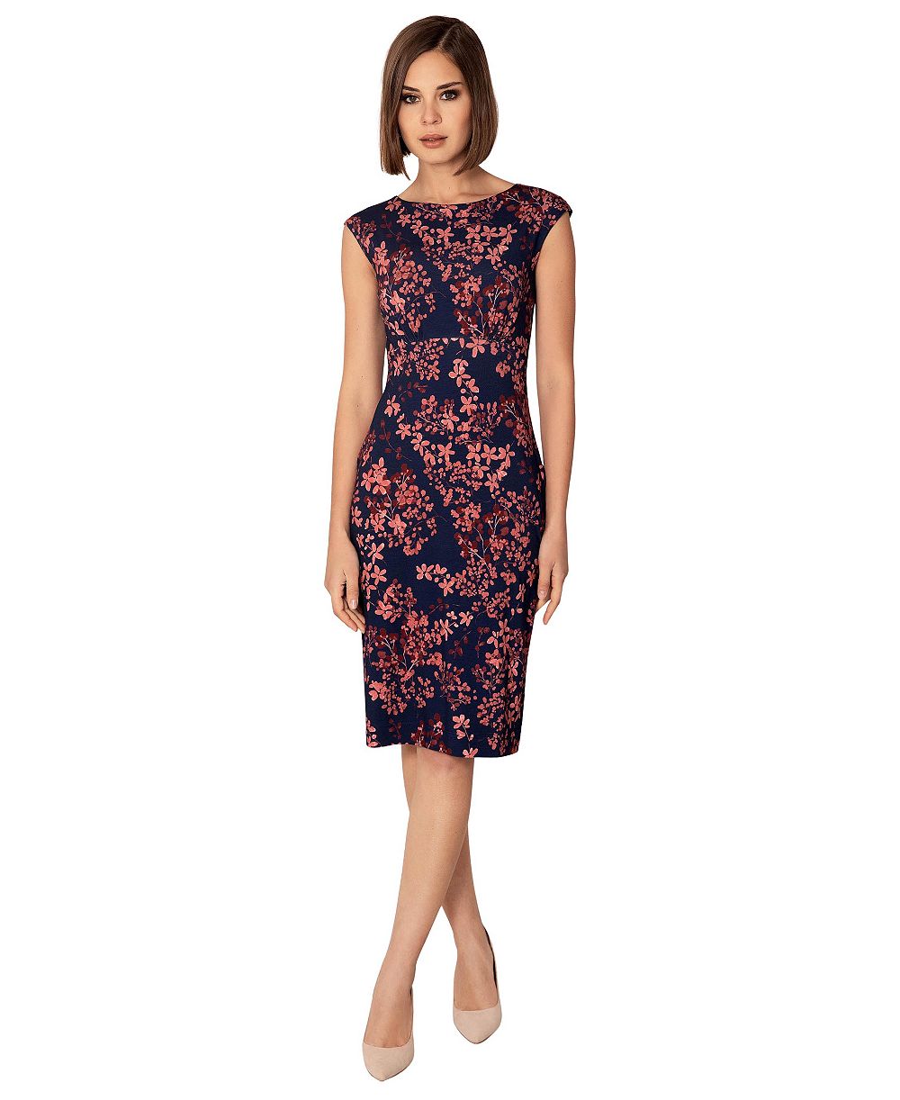 Женское платье Alie Street London Sculpted Boatneck Floral Shift