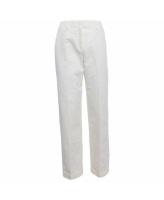 Pre-Owned HERMES Женские брюки из габардина