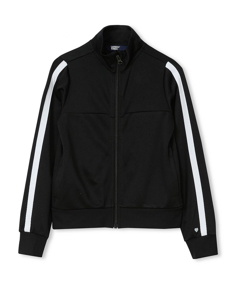 Lands' End Girls Active Tricot Track Jacket