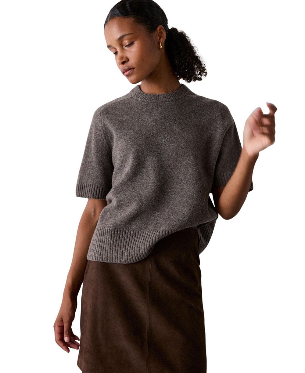 Whistles Women's Wool Knitted Tee