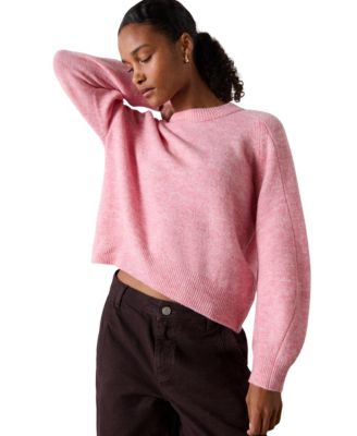 Whistles Women's Wool Mix Curved Hem Knit