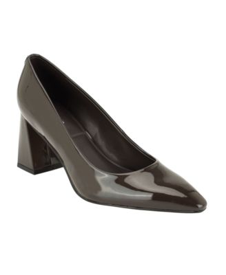 Calvin Klein Women's Nelanie Tapered Block Heel Dress Pumps