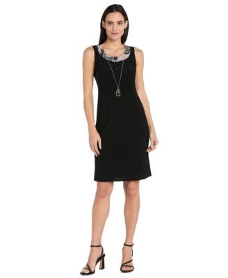 R & M Richards Petite Scoop Neck A-Line Dress and Jacket, 2-Piece Set