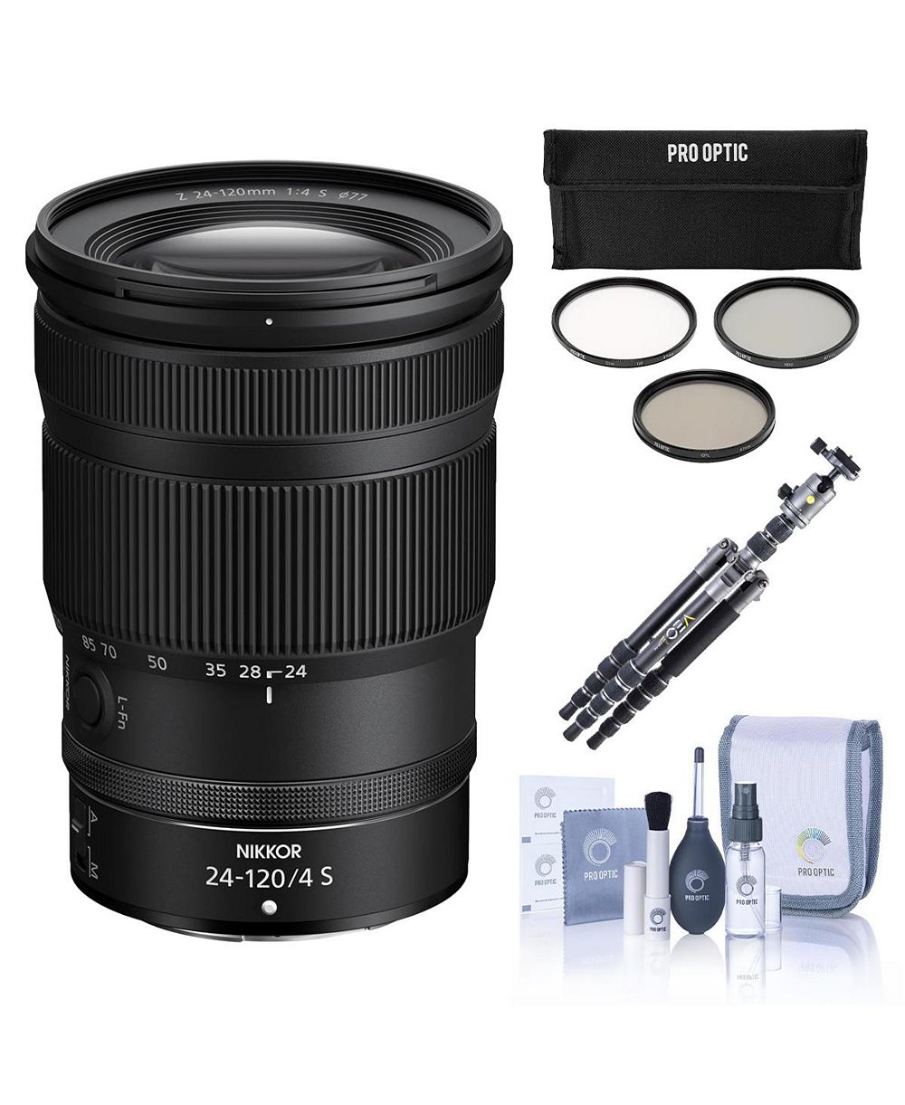 Nikon NIKKOR Z 24-120mm f/4 S Lens with Vanguard VEO 3 GO 235AB Al Tripod