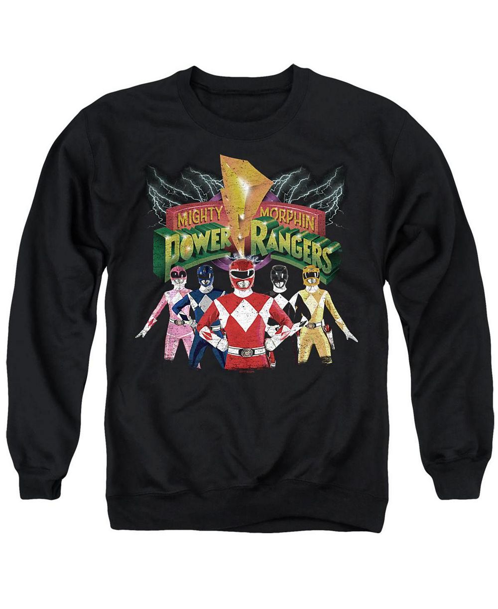Power Rangers Мужской свитшот с круглым вырезом и принтом Unite