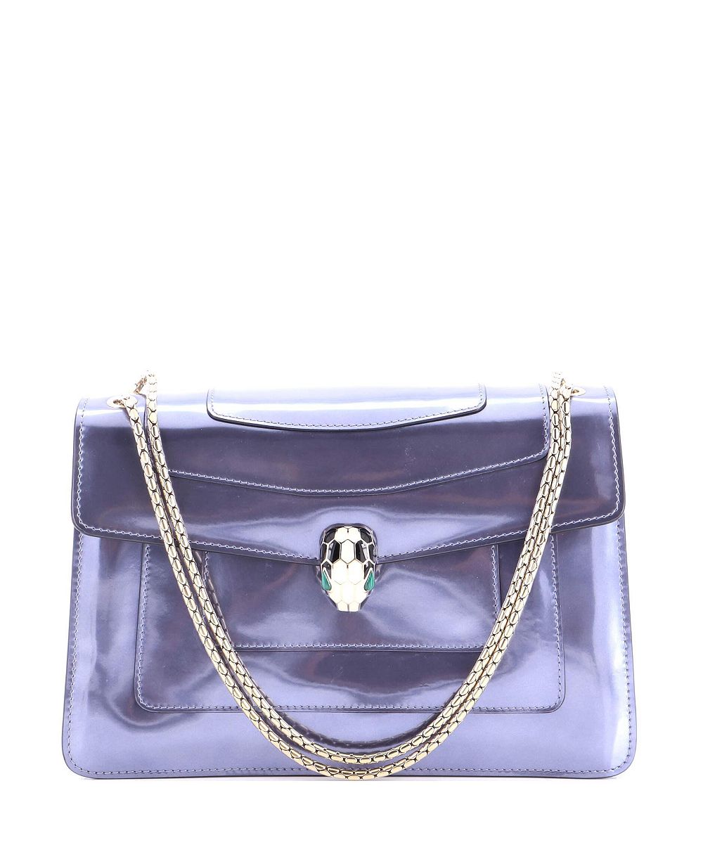 Сумка через плечо Bvlgari Pre-Owned Serpenti Forever лакированная