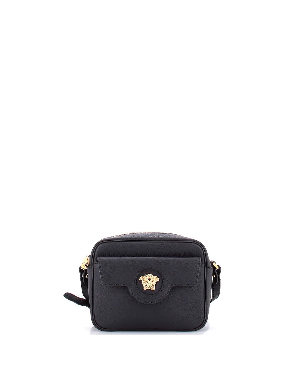 Сумка-камера Pre-Owned Versace Small La Medusa Flap Pocket Leather