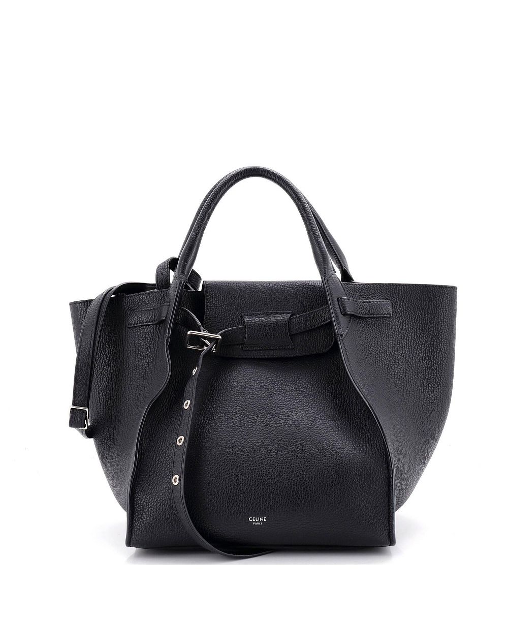 Б/у сумка Celine Small Big Bag из зернистой телячьей кожи