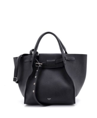 Б/у сумка Celine Small Big Bag из зернистой телячьей кожи
