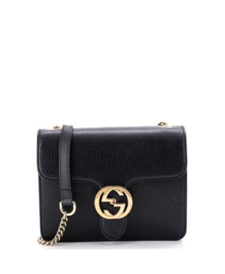 Б/у сумка на плечо Gucci Small Interlocking из кожи