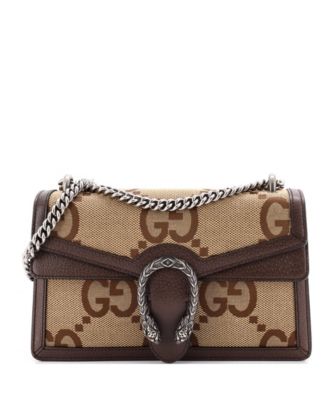 Gucci Dionysus маленькая сумка б/у, холст GG Jumbo