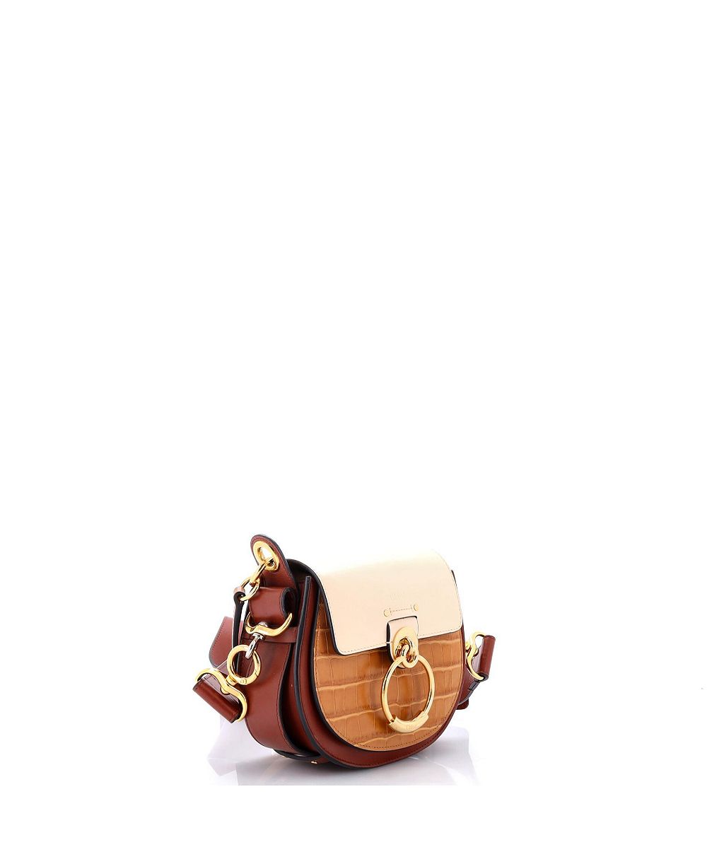 Pre-Owned Chloe Маленькая сумка Tess из кожи с тиснением