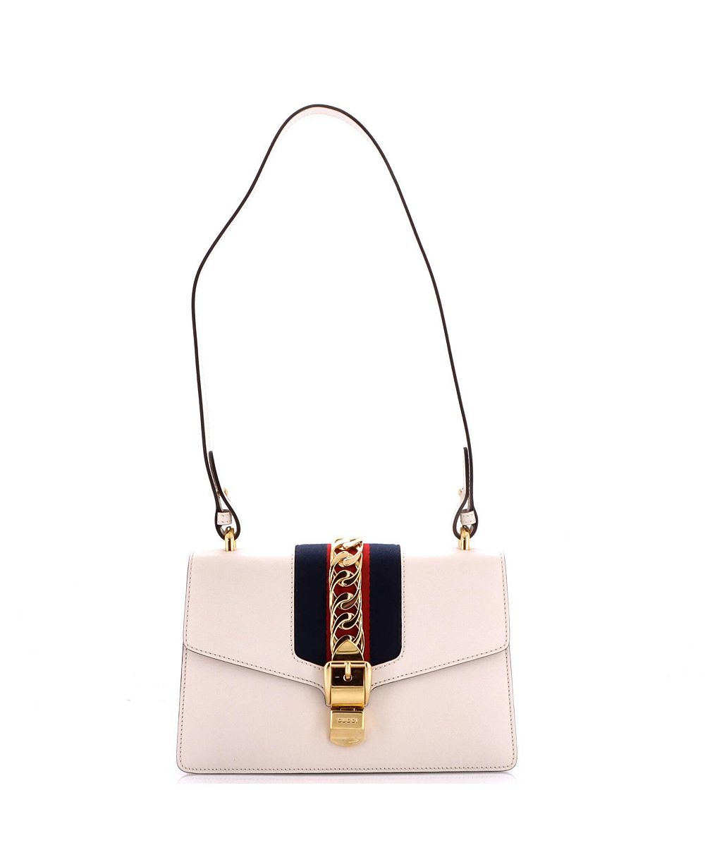 Gucci маленькая сумка через плечо Sylvie, кожа, б/у