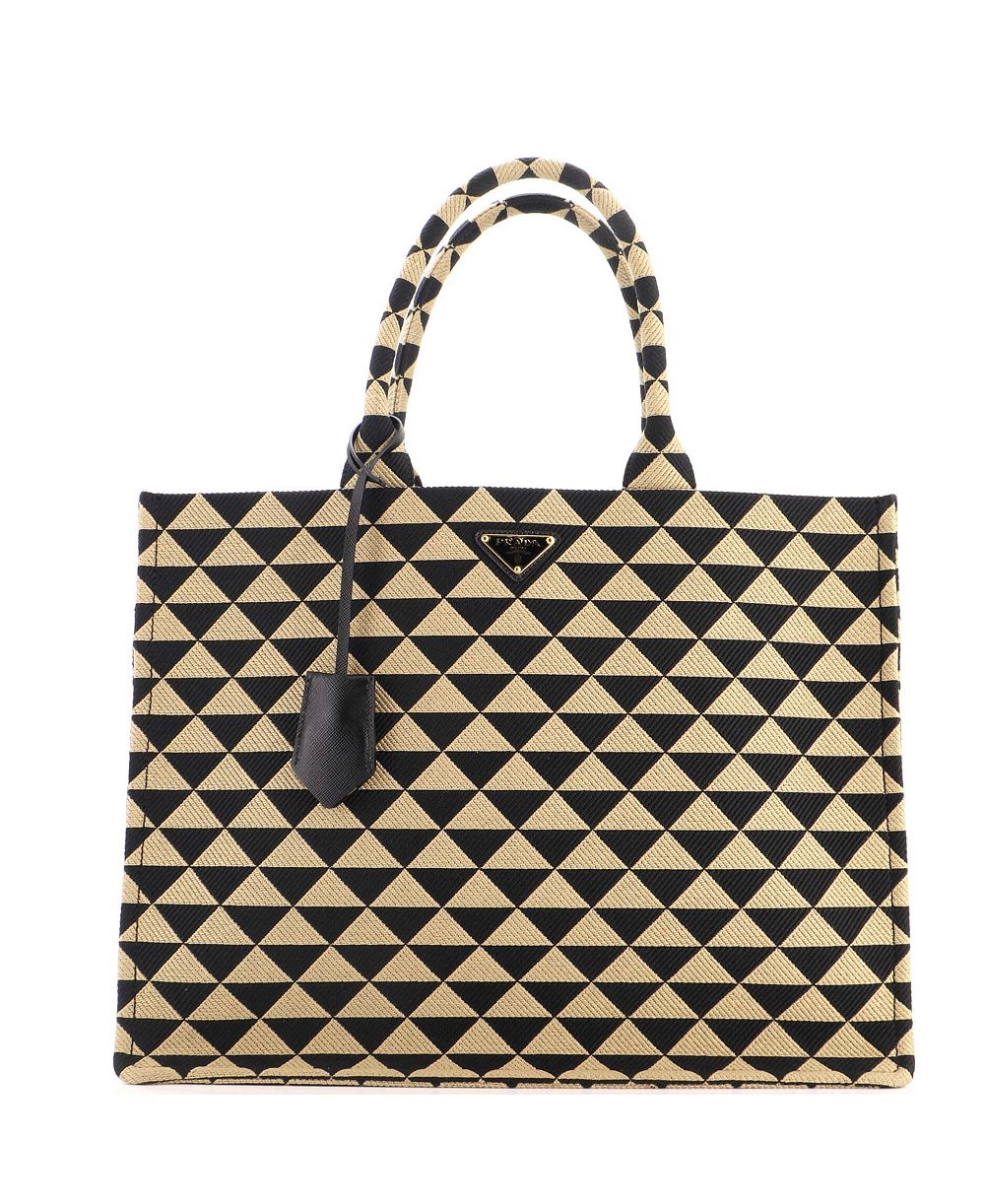 Prada Large Symbole сумка-шоппер Jacquard