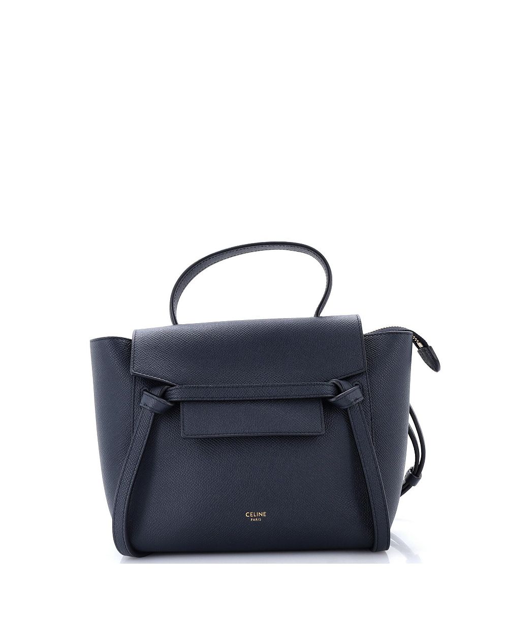 Б/у сумка Celine Nano Belt Bag Textured Leather
