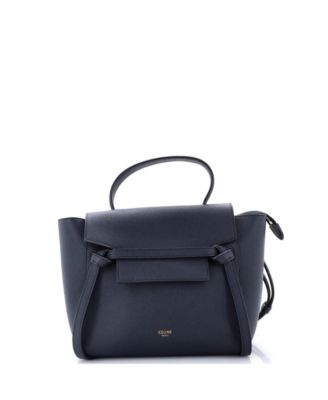 Pre-Owned Celine Nano Belt Bag Textured Leather
