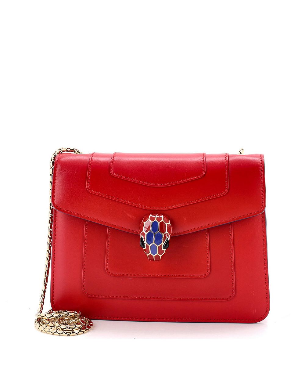 Сумка через плечо Bvlgari Pre-Owned Serpenti Forever кожаная