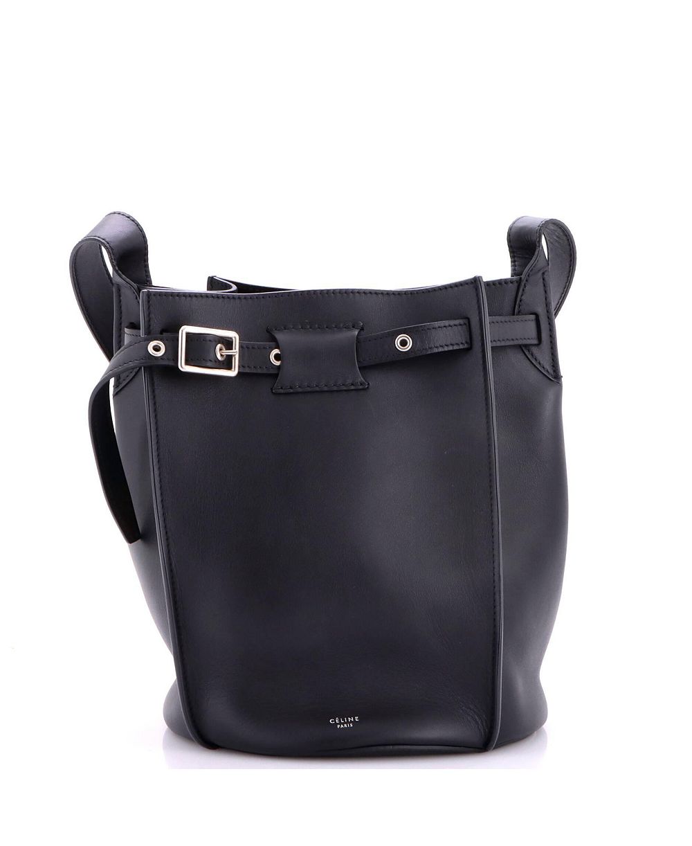 Pre-Owned Celine Большая сумка-ведро с длинным ремнем из кожи