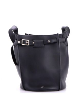 Pre-Owned Celine Большая сумка-ведро с длинным ремнем из кожи