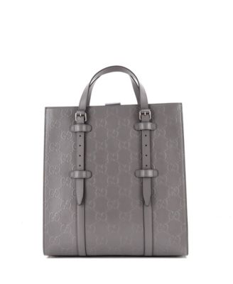 Gucci Б/у сумка тоут Medium GG Embossed Perforated Leather