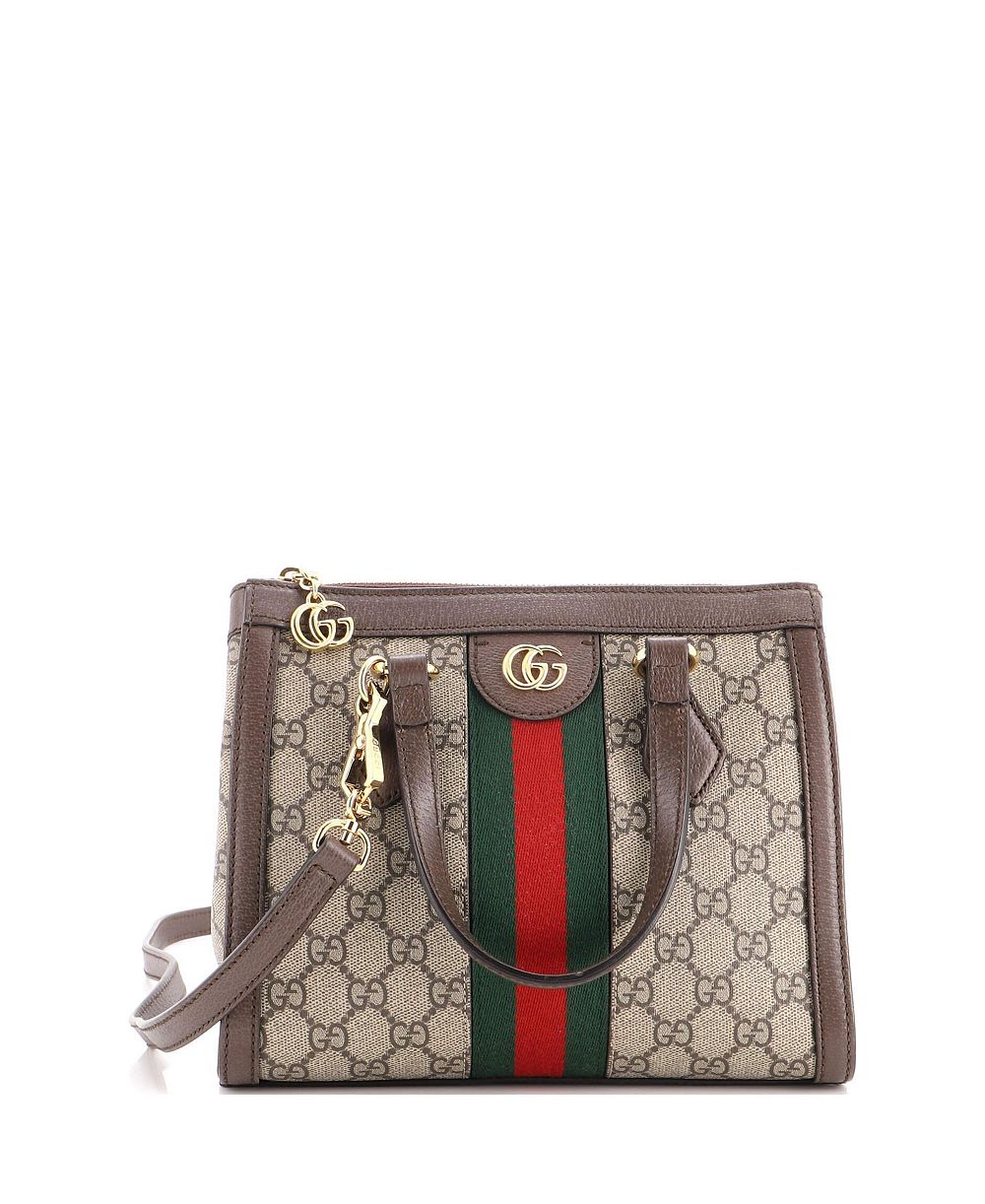 Gucci Маленькая сумка-тоут Ophidia Pre-Owned с канвасом GG