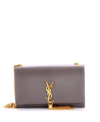 Б/у сумка через плечо Saint Laurent Medium Classic Monogram Tassel из кожи