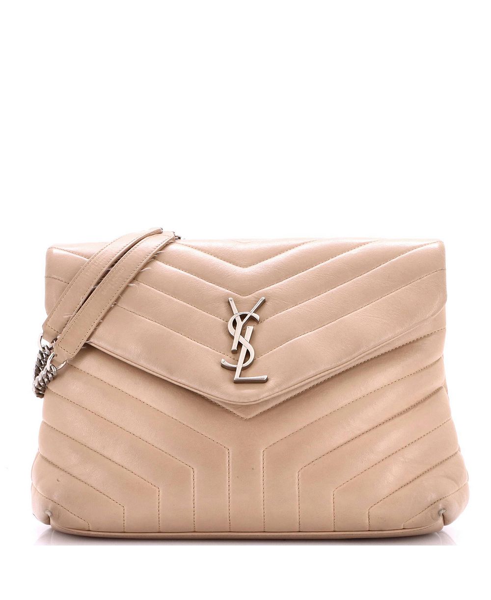 Сумка через плечо Saint Laurent Loulou, кожа Matelasse Chevron, Medium, б/у