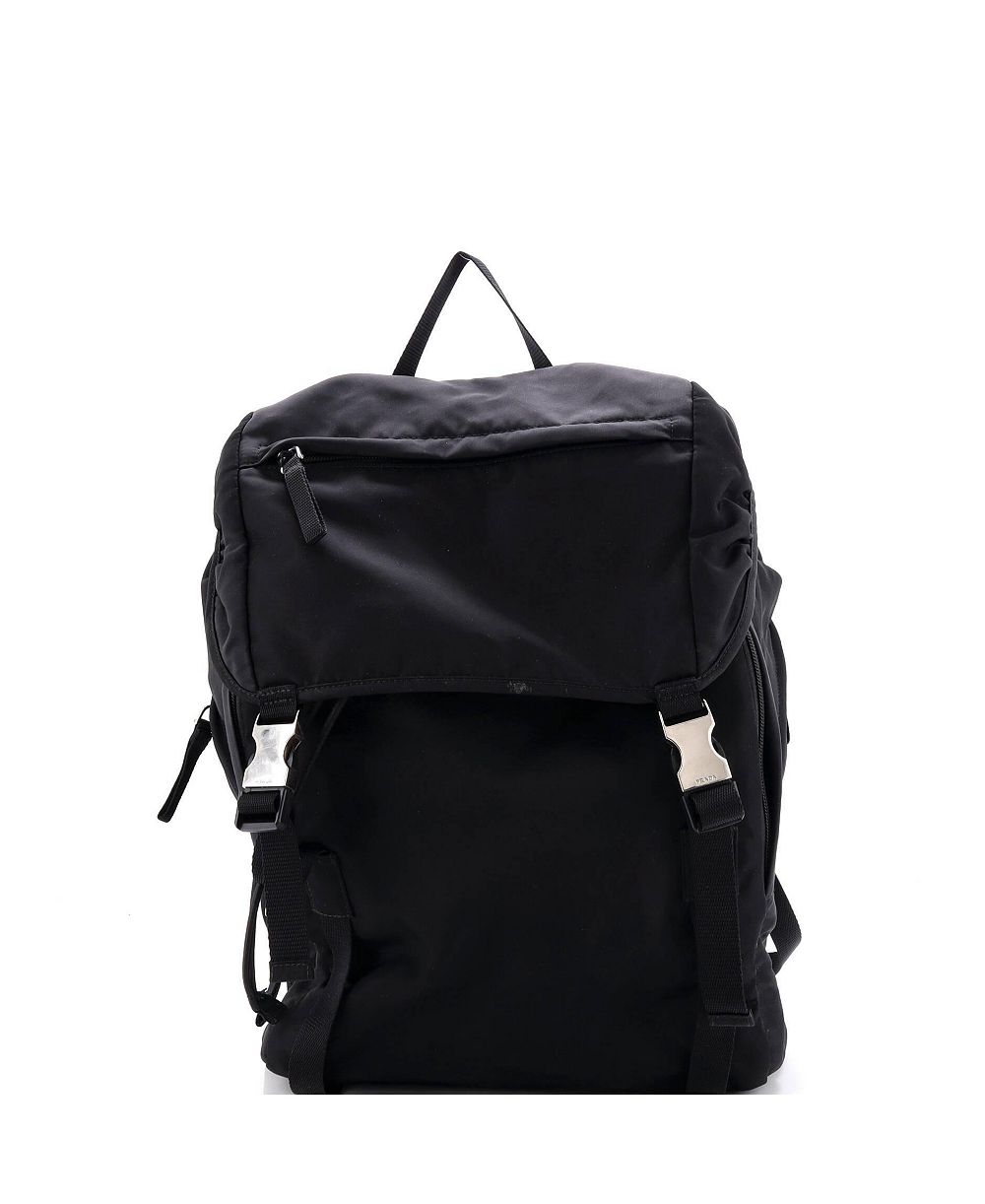 Б/у рюкзак Prada Medium Double Buckle Tessuto