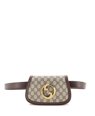 Б/у поясная сумка Gucci Blondie из ткани GG Coated Canvas