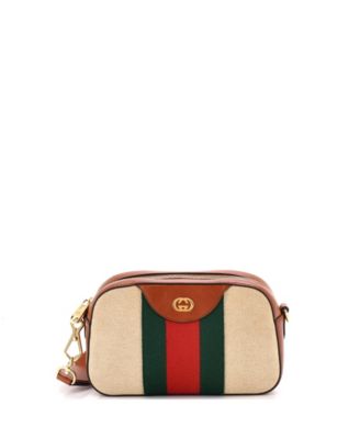 Б/у сумка-камера Gucci Vintage Web Canvas