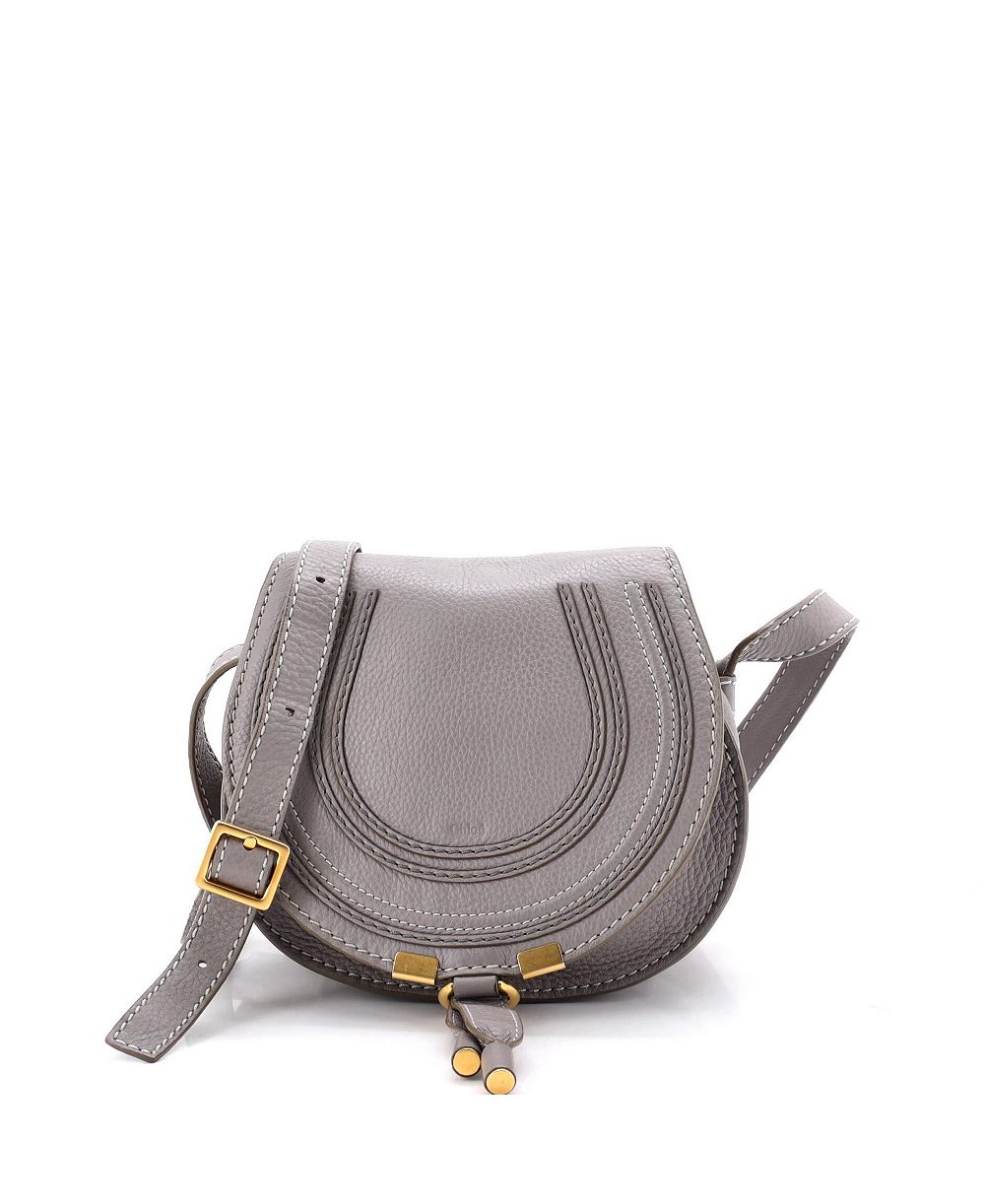 Pre-Owned Chloe Маленькая сумка Marcie Crossbody из кожи