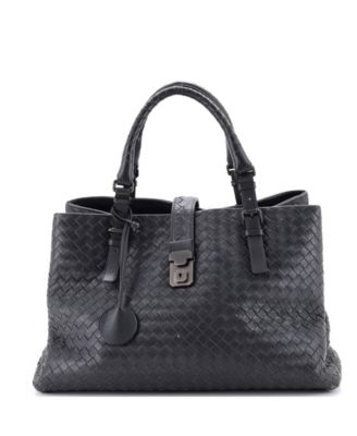 Pre-Owned Bottega Veneta средняя сумка Roma Intrecciato Nappa
