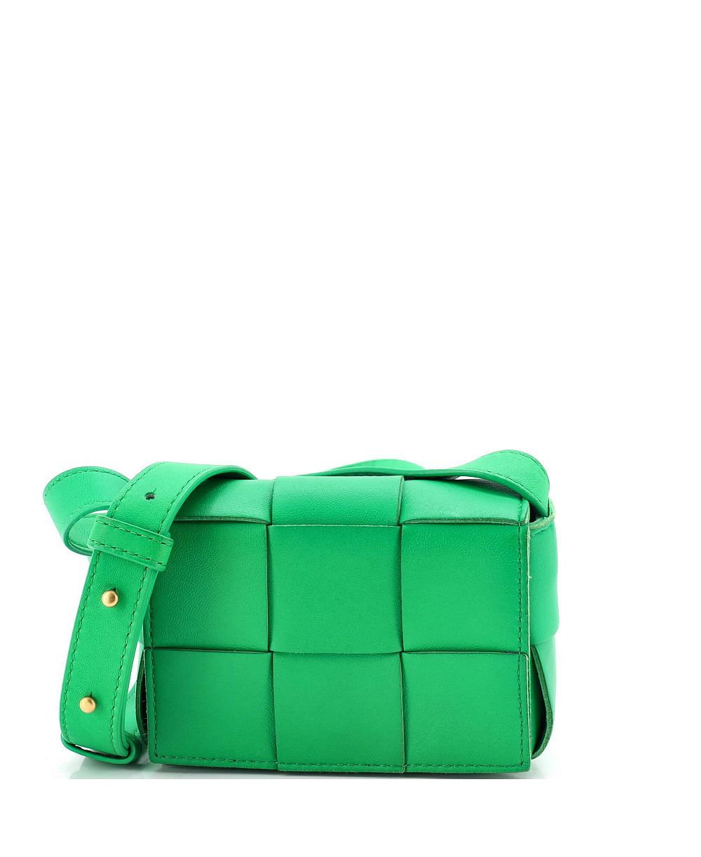 Bottega Veneta сумка через плечо Candy Cassette Maxi Intrecciato, кожа, б/у