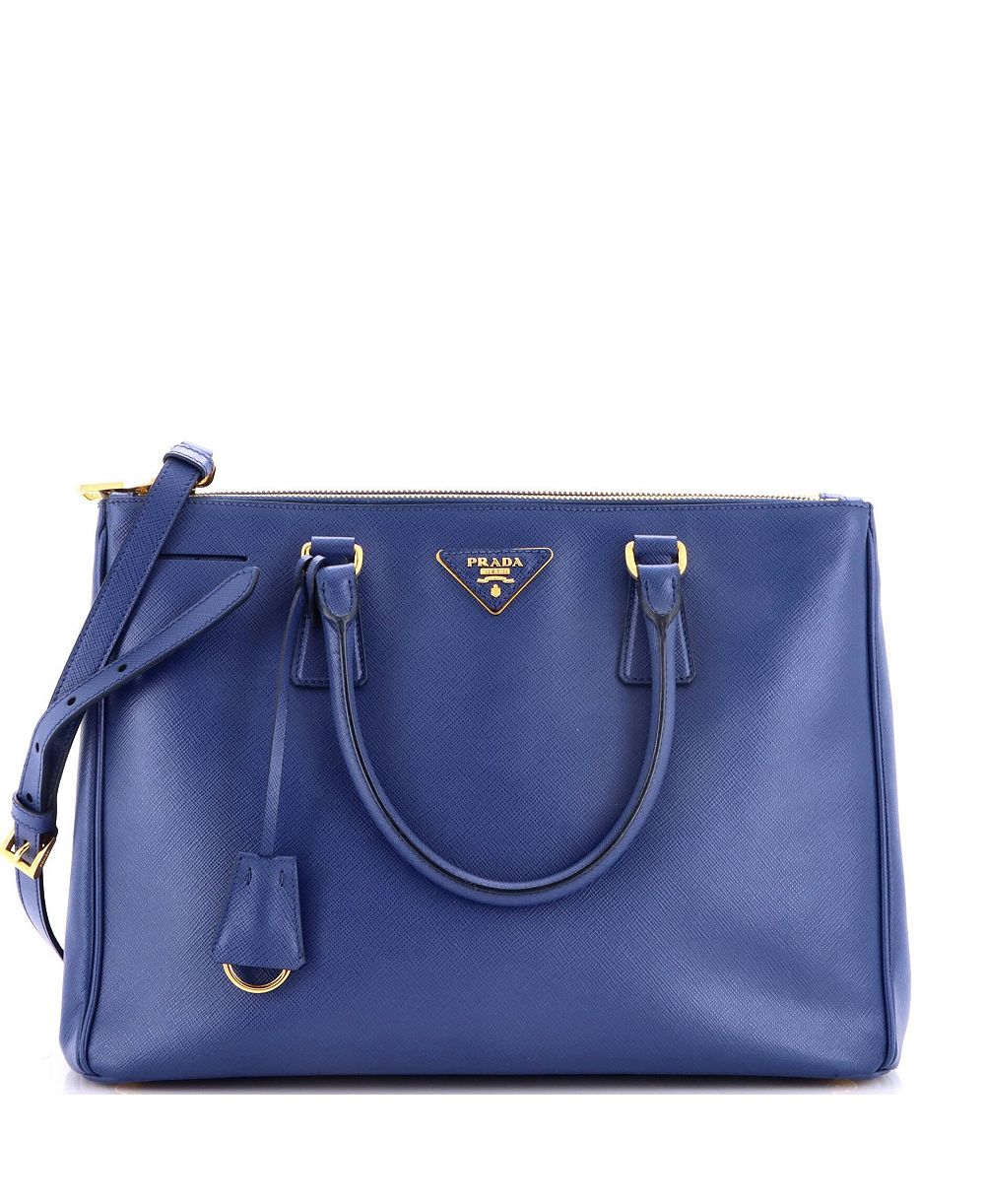 Сумка Prada Medium Double Zip Lux Tote Saffiano Leather Pre-Owned