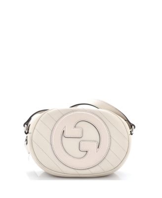 Pre-Owned Gucci Blondie NM Round Camera Bag Diagonal Quilted Leather
