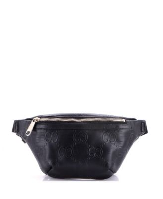 Gucci Small Belt Bag GG Embossed Perforated Leather сумка б/у Женская