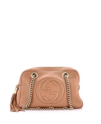 Pre-Owned Gucci маленькая сумка Soho Chain Zip из кожи