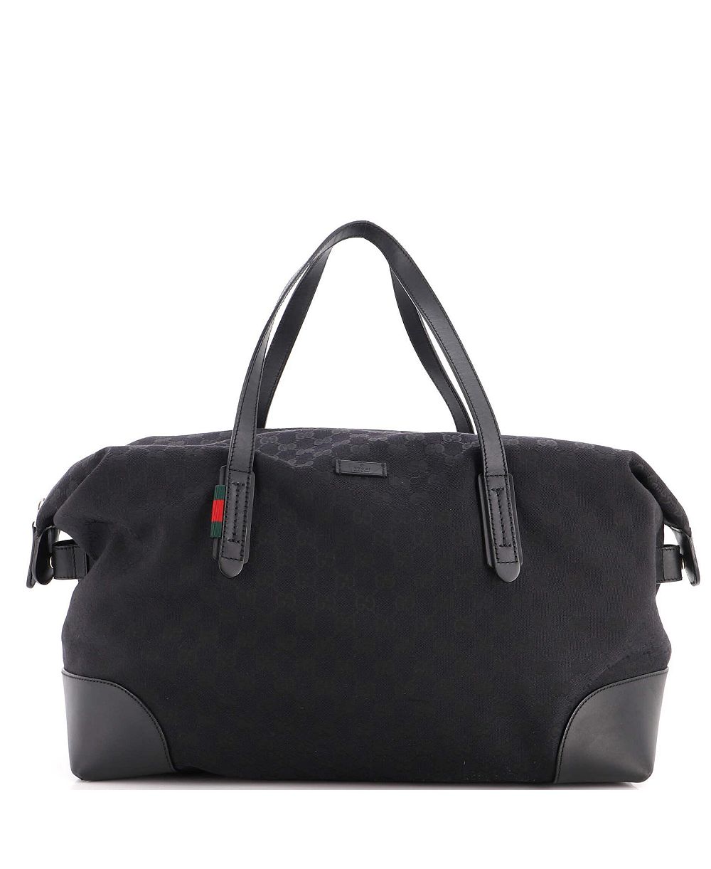 Pre-Owned Gucci Original Carry On Duffle Bag GG Canvas