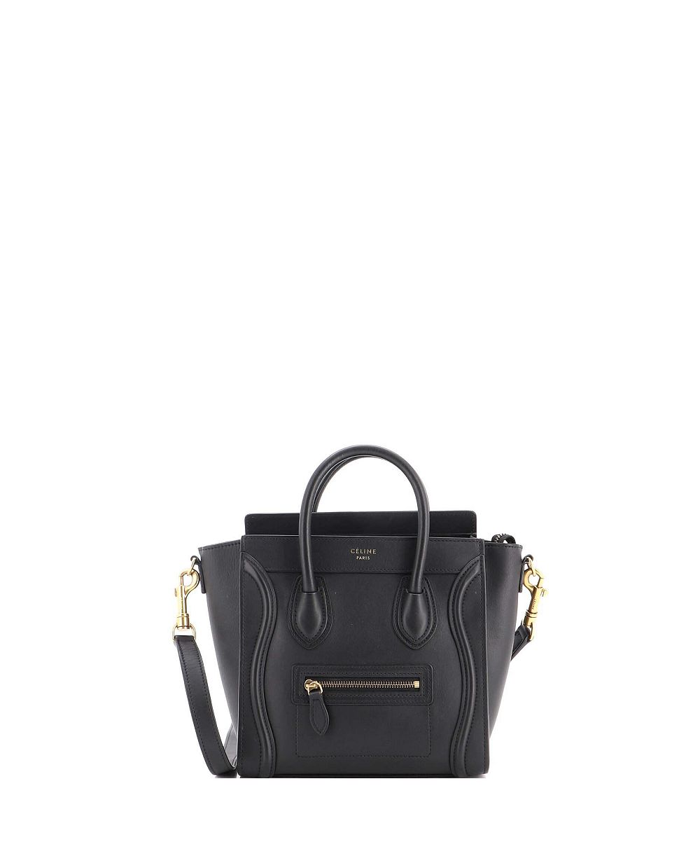 Pre-Owned Celine Nano Luggage Bag Smooth Leather